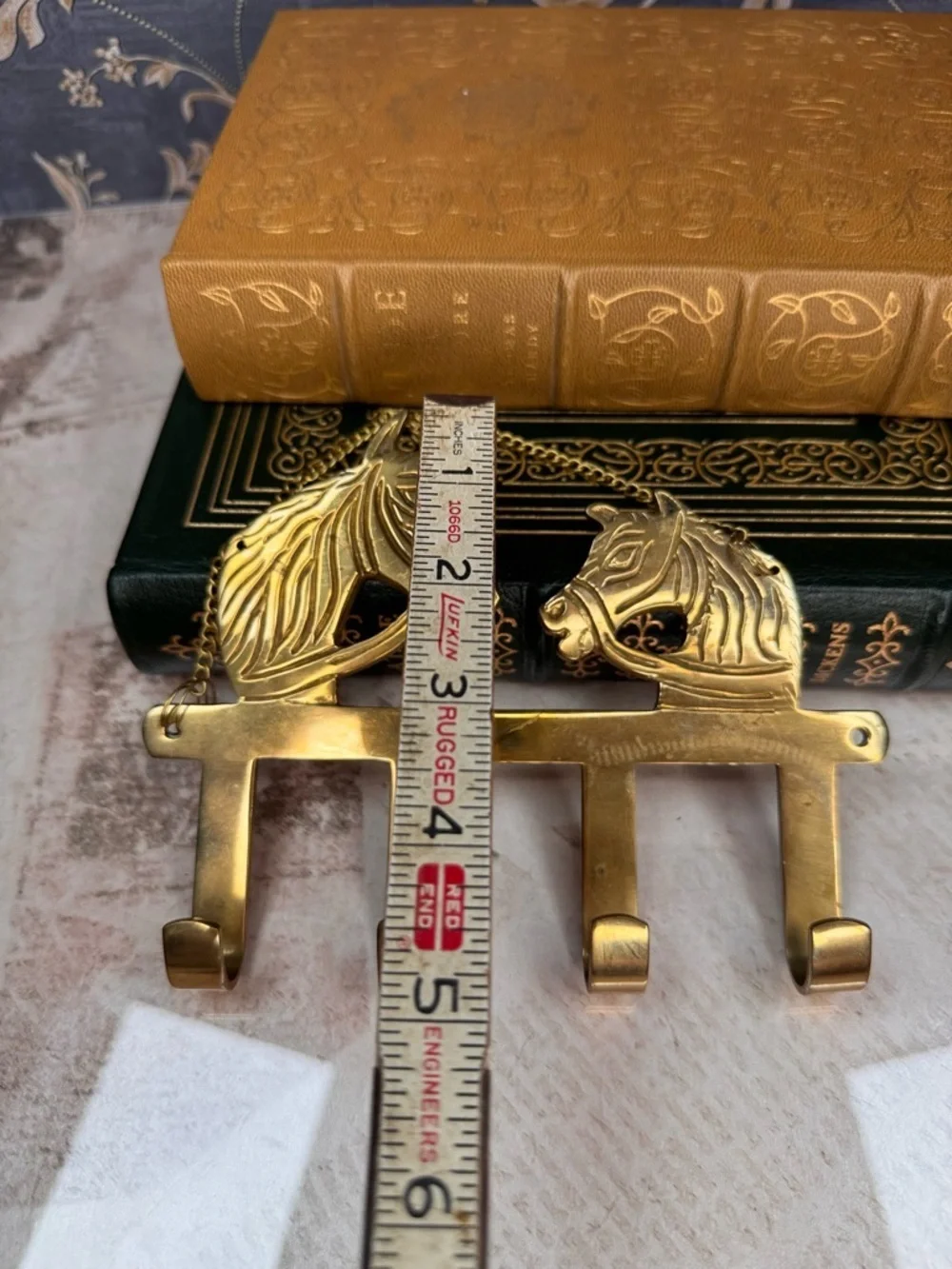 Brass Horse Head Wall Hook Rack Equestrian Key Coat Hanger India